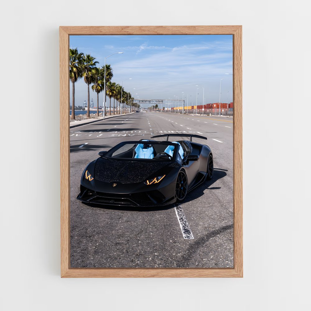 Poster Huracan performante spyder – affiche Lamborghini (vue 4)